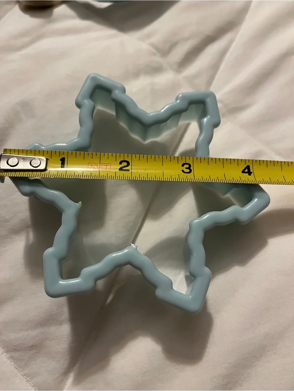 Star and egg shaped cookie cutters